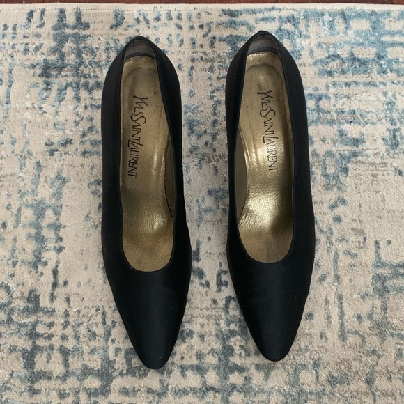 Saint Laurent black Satan Pumps - Picture 2 of 6